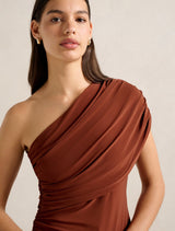 Bronte Draped One Shoulder Top Forever New