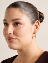 Signature Vanessa Organic Large Hoop Earrings Forever New