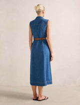 Annalee Sleeveless Shirt Dress