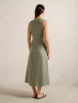 Elina Button Down Midi Dress Forever New