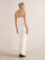 Raye Strapless Jumpsuit Forever New