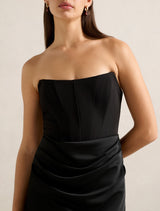 Isra Drape Strapless Maxi Dress Forever New