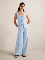 Tia Tie Front Waistcoat Forever New
