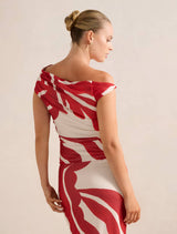 Mimi Off Shoulder Mesh Top Forever New