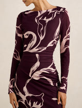 Ally Petite Long Sleeve Midi Dress Forever New