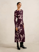 Ally Petite Long Sleeve Midi Dress Forever New