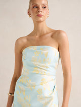 Cleo Jacquard Mini Dress Forever New