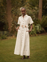 Valeria Broderie Midi Dress Forever New