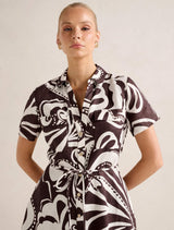 Grace Linen Shirt Mini Dress