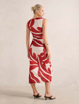 Ally Sleeveless Mesh Midi Dress Forever New