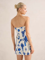 Ginny Stretch Linen Mini Dress Forever New