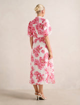 Macey Printed Midi Dress Forever New