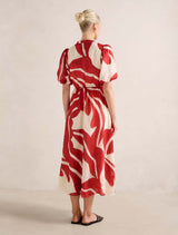 Sophie Puff Sleeve Midi Dress Forever New