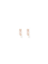 Li Cubic Zirconia Baguette Stone Hoop Earrings - Forever New