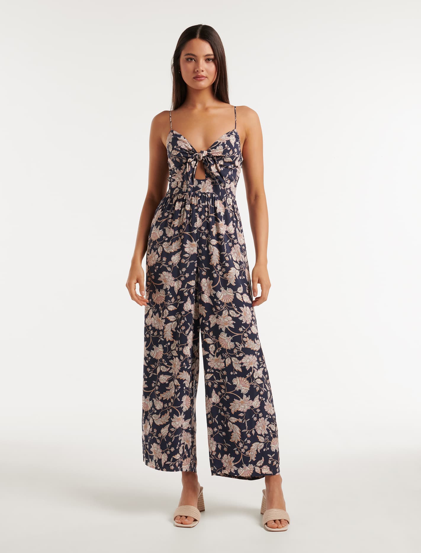 Forever new cheap floral jumpsuit