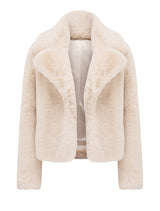 Amelia Cropped Fur Coat Forever New