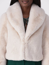 Amelia Cropped Fur Coat Forever New