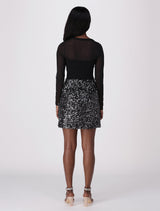 Jasmine Sequin Mini Skirt Forever New