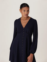 Melody Button Down Mini Dress Forever New