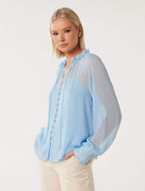 Ashton Raglan Essence Blouse Forever New