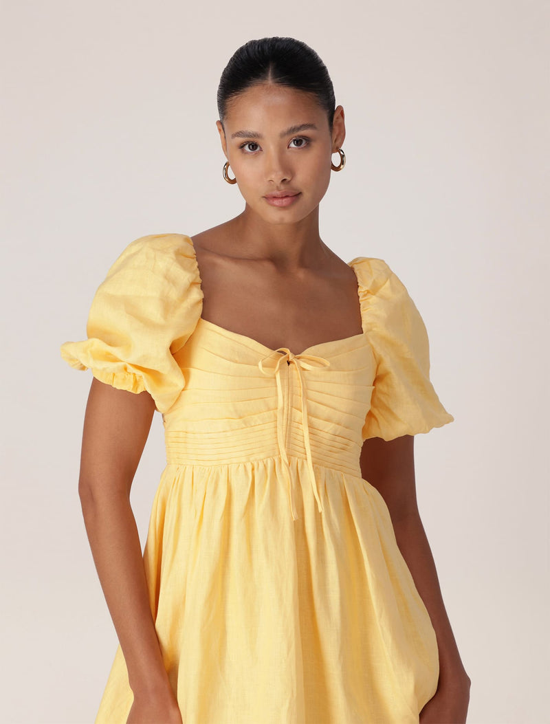 Phoebe Ruched Bodice Mini Dress Forever New