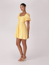 Phoebe Ruched Bodice Mini Dress Forever New
