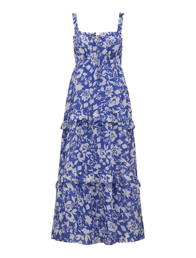 Alice Ruched Bodice Midi Dress Forever New