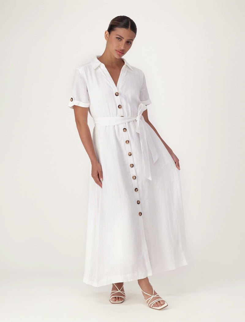 Milla Belted Shirt Dress Forever New