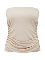 Ines Ruched Side Bandeau Top Forever New