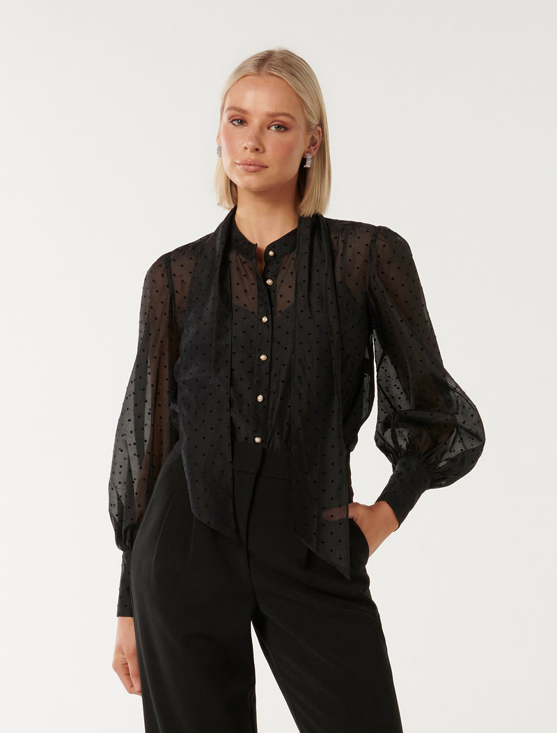 Vienna Organza Blouse