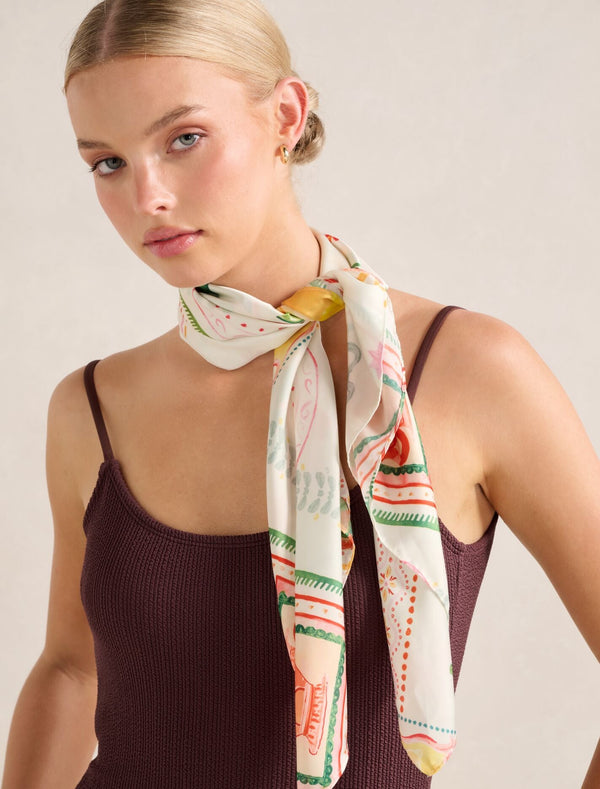 Gabbie Satin Scarf Forever New