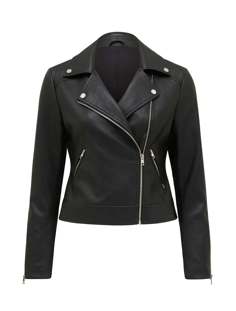 Kylie Petite Biker Jacket Forever New