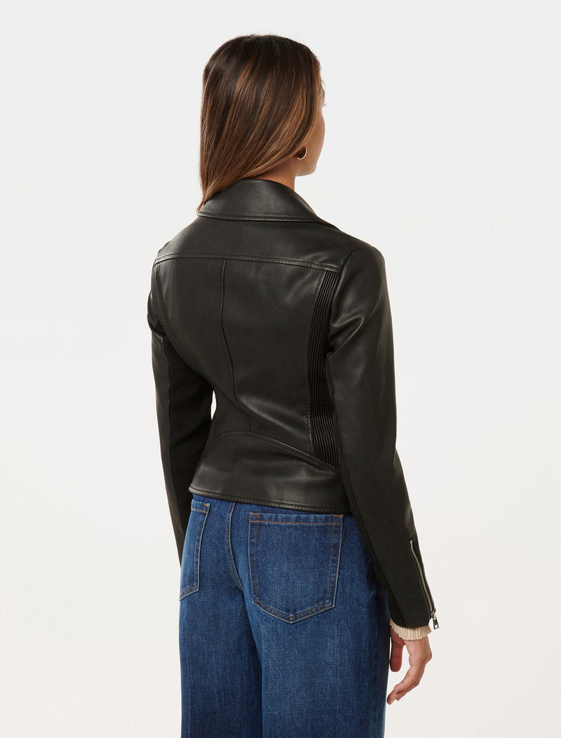 Kylie Petite Biker Jacket Forever New