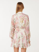 Cherie Petite Skater Mini Dress Forever New