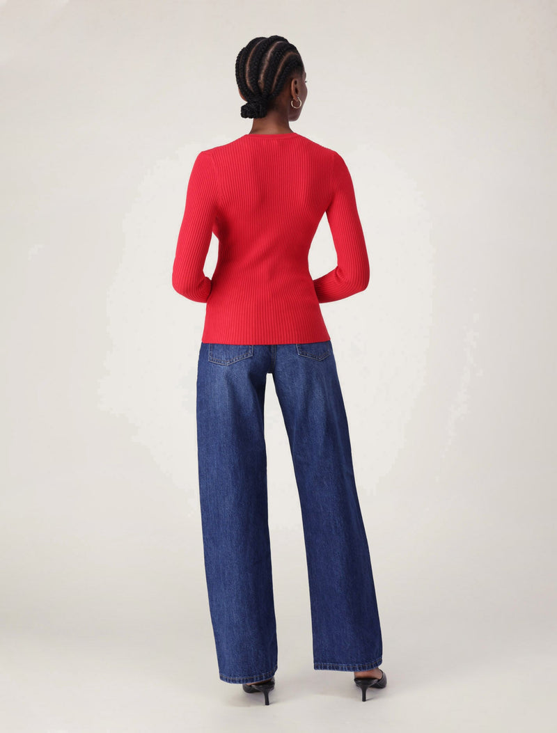 Della Rib Knit Jumper Forever New
