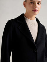 Leanna Felled Single Breasted Coat Forever New