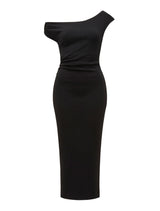 Alexa Tipped Shoulder Bodycon Midi Dress Forever New