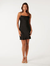 Betty Back Detail Mini Dress Forever New