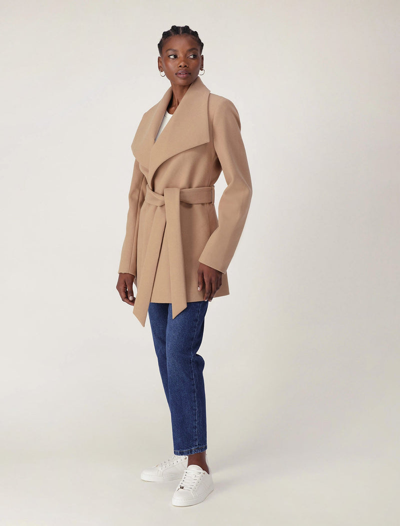 Steph Wrap Coat Forever New