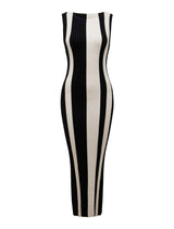 Emmie Vertical Striped Midi Dress Forever New