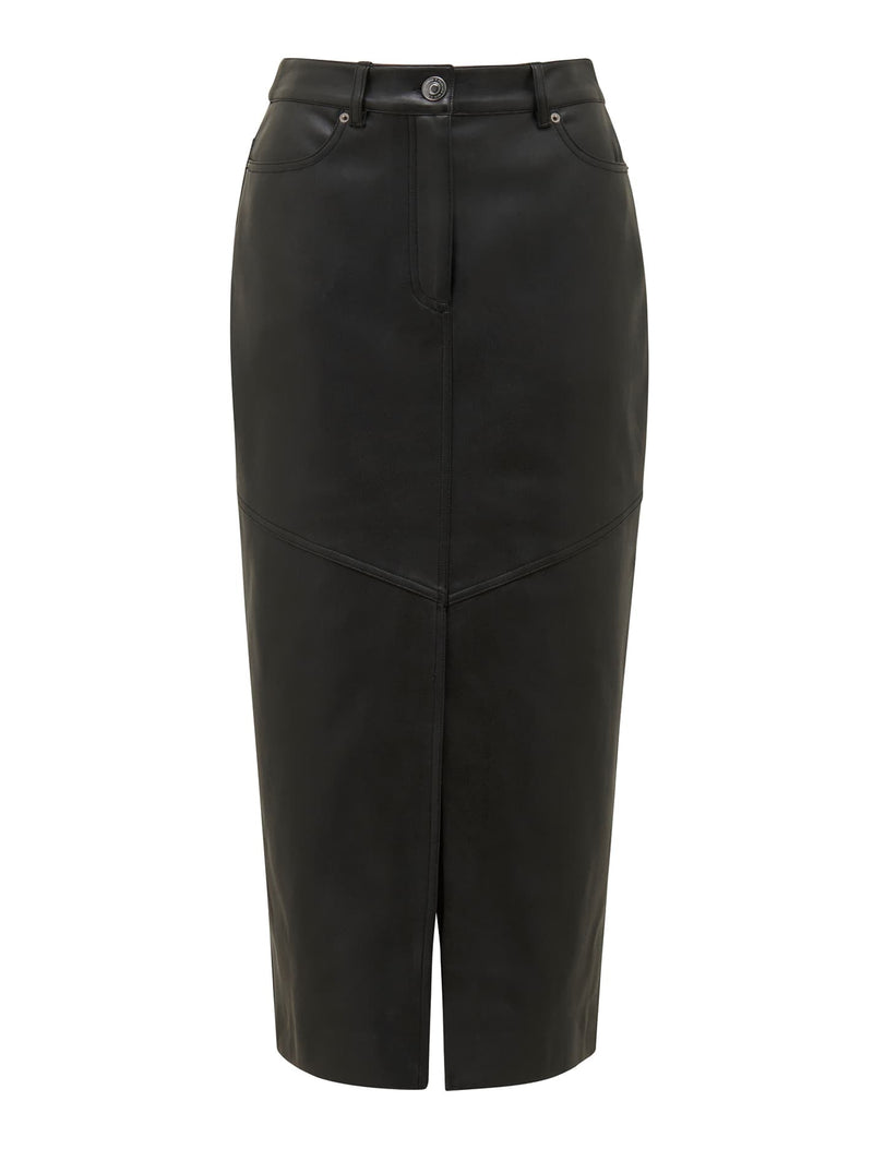 Billie Vegan Leather Maxi Skirt Forever New