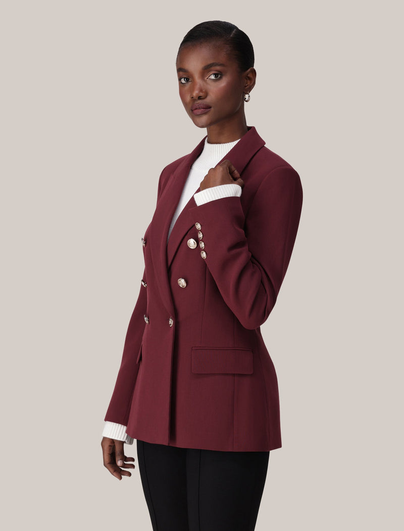 Immie Double Breasted Blazer Forever New