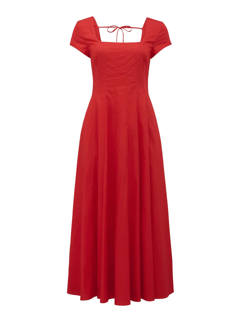 Raleigh Cap Sleeve Midi Dress Forever New