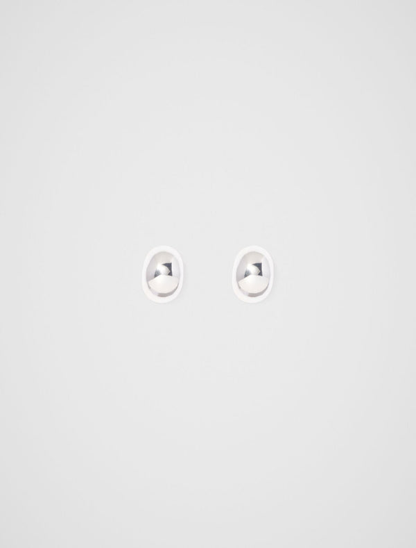 Simi Small Chunky Stud Earrings 0 Silver Forever New