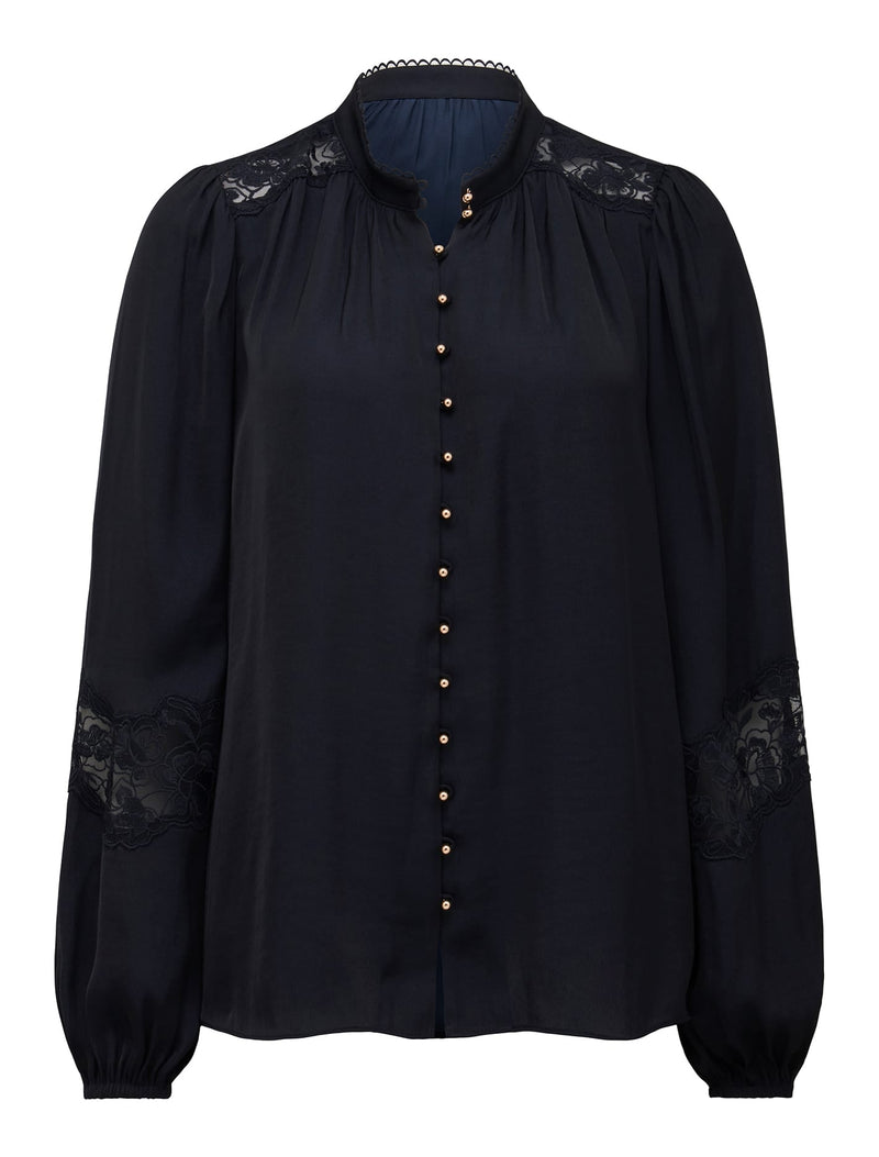 Annalise Lace Sleeve Blouse Forever New
