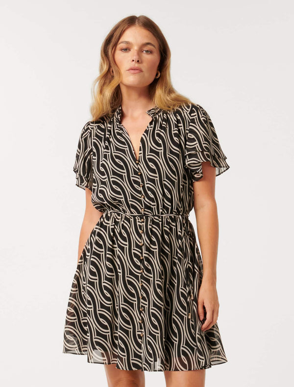 Maria Petite Skater Mini Dress Forever New