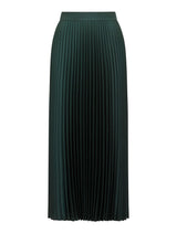 Estelle Satin Pleated Midi Skirt Forever New