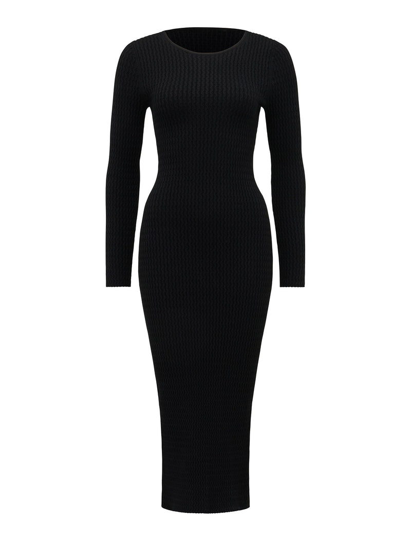 Georgia Petite Crew Neck Dress Forever New