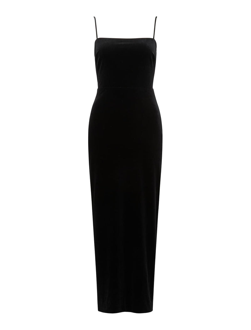 Skyler Strappy Velvet Midi Dress Forever New
