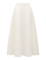 Georgina Linen Blend Midi Skirt Forever New